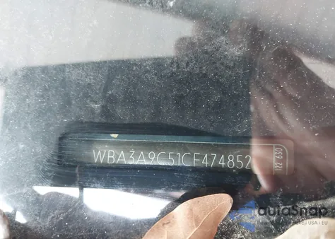 2012 BMW 335I из США, поврежденный, VIN WBA3A9C51CF474852